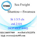 Shantou Port Sea Freight Shipping To Swansea